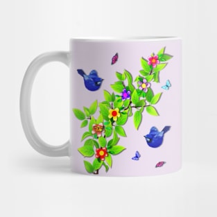 Blue Bird. Australian Bird Species Mug